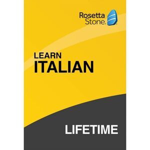 Rosetta Stone -  Lifetime Italian (Hardcover) Yellow